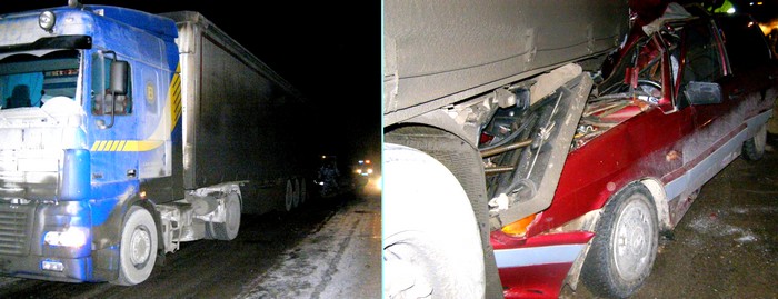 Двое краснокамских полицейских погибли вне службы при ударе (фото) их машины о фуру